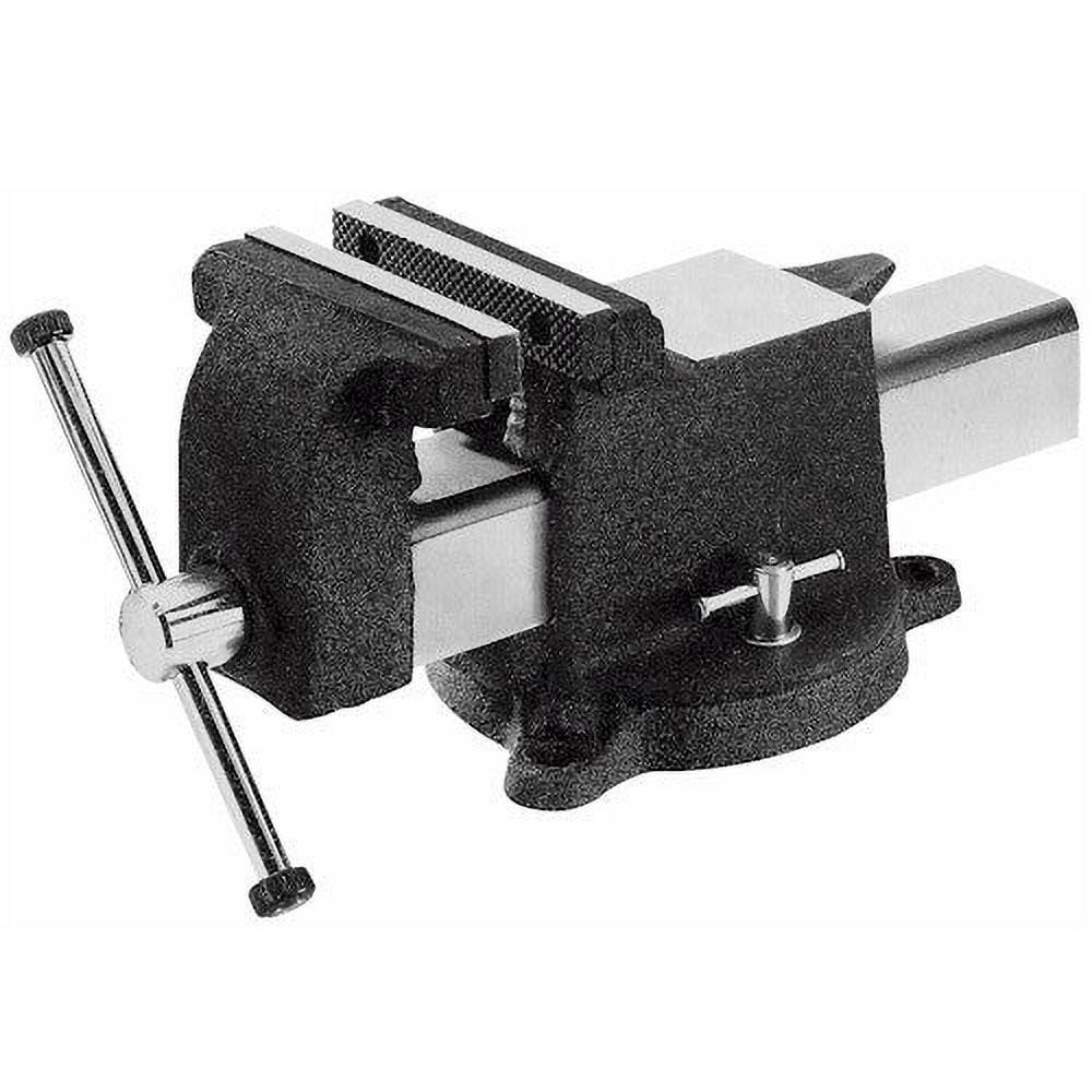 Bench & Pipe Combination Vise: 6" Jaw Width, 6" Jaw Opening, 3" Throat Depth