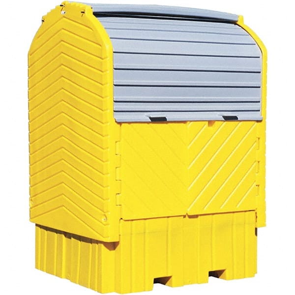 UltraTech. 1162 IBC Storage Lockers; Number of Totes: 1 ; Sump Capacity (Gal.): 360.00 ; Height (Inch): 96 ; Length (Inch): 64-1/2 ; Length (Decimal Inch): 64.5000 ; Width (Inch): 62 