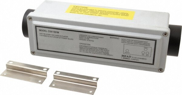 2-Hand Control Logic Unit Air Valve: Two Hand Control Actuator, 4 Position, 1/8" Inlet, NPTF Thread
