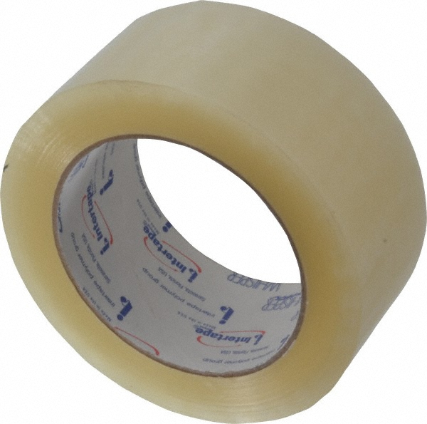 Packing Tape: 2" Wide, Clear, Acrylic Adhesive - Polypropylene, 2 mil Thick, 22 lb/in Tensile Strength, Series 130WS
