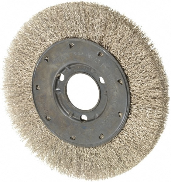 Osborn 2110500 Wheel Brush: 6" Wheel Dia, Crimped 