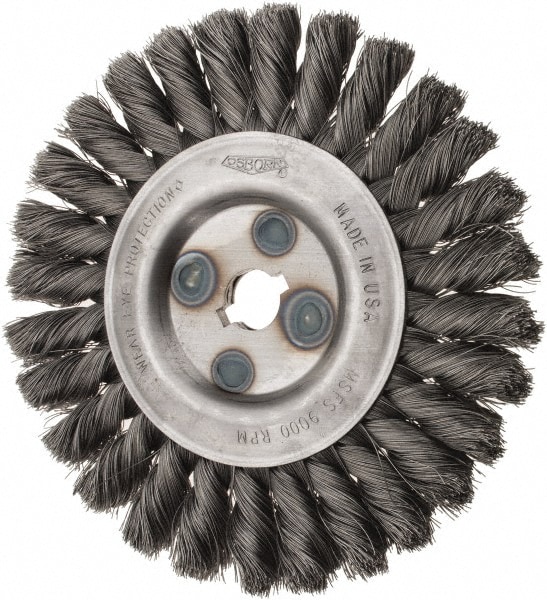 Osborn 2609800 Wheel Brush: 6" Wheel Dia, Knotted Image