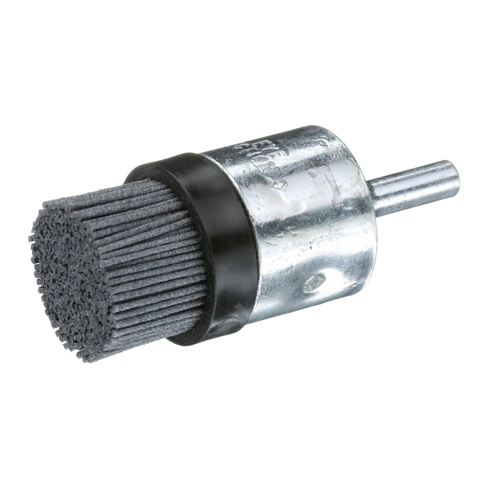 Osborn End Brushes 1" Dia, 0.04" Wire Dia, Nylon, Flat Faced Wire