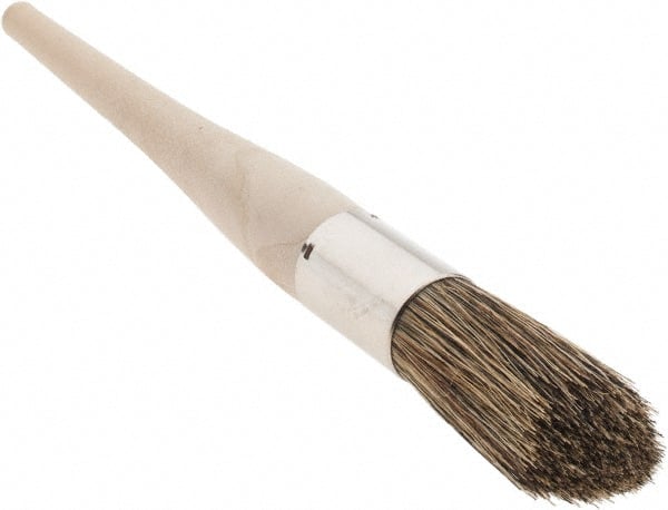 Osborn Brush #10 Round Sash Brush 2-5/8 Trim 2-5/8 TL x Grey Bristle #71115,AA Abrasives