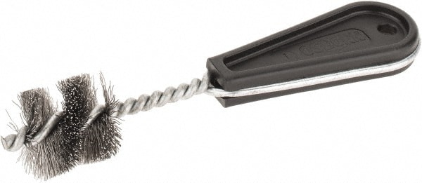 1-1/4" Long x 1-9/64" Diam Steel Tube End Fitting Brush