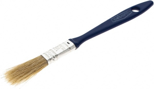 Osborn Paint Brush: 1/2 Wide, Hog, Natural Bristle - 4-1/2 Dowel Plastic Handle | Part #0008600100
