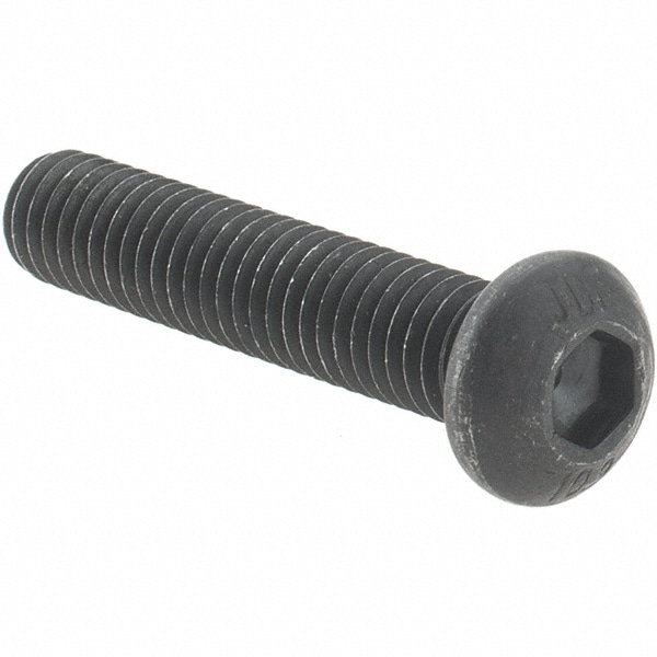 Value Collection - Button Socket Cap Screw: Alloy Steel, Black Oxide ...