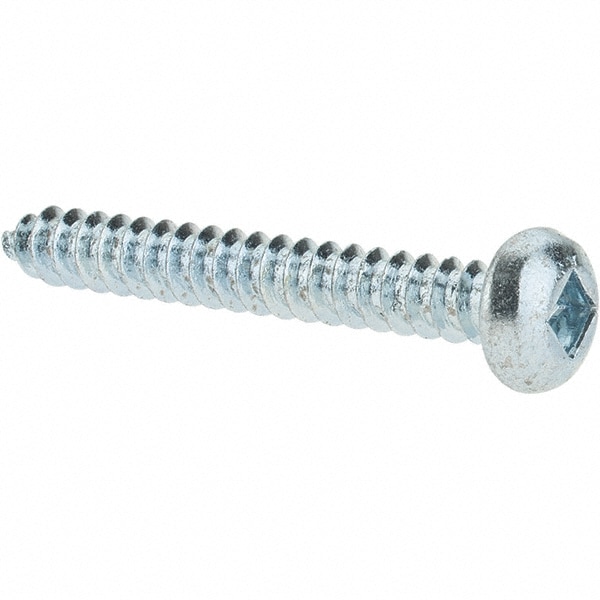 Sheet Metal Screw: #8, Pan Head, Square