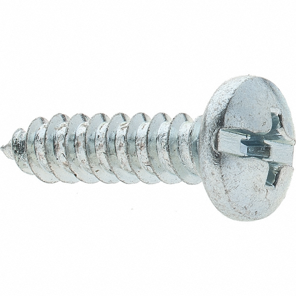 Sheet Metal Screw: #10, Pan Head, Slotted & Phillips