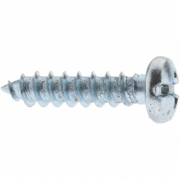 Sheet Metal Screw: #8, Pan Head, Slotted & Phillips