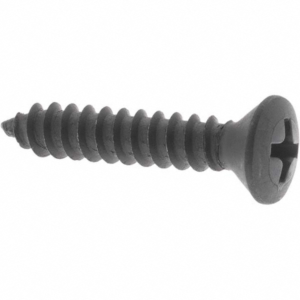 Sheet Metal Screw: #10, Oval Head, Phillips