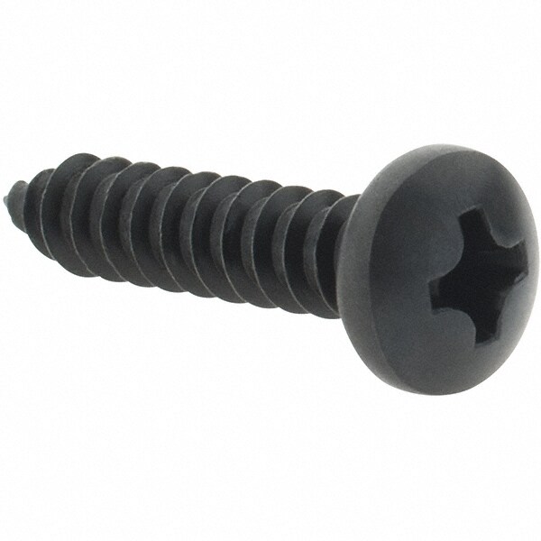 Sheet Metal Screw: #8, Pan Head, Phillips