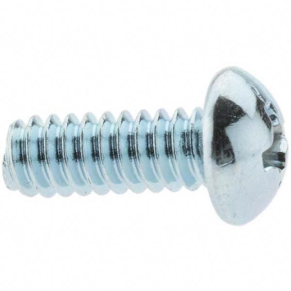 Machine Screw: #10-24 x 1/2", Round Head, Phillips