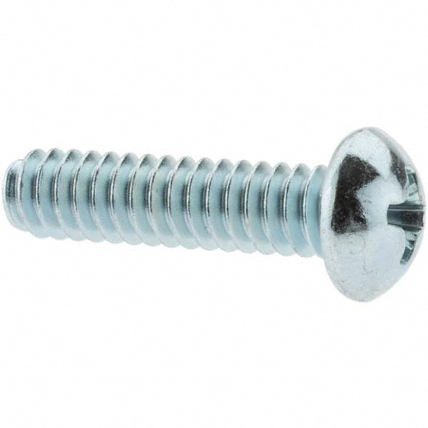 Machine Screw: #10-24 x 3/4", Round Head, Phillips