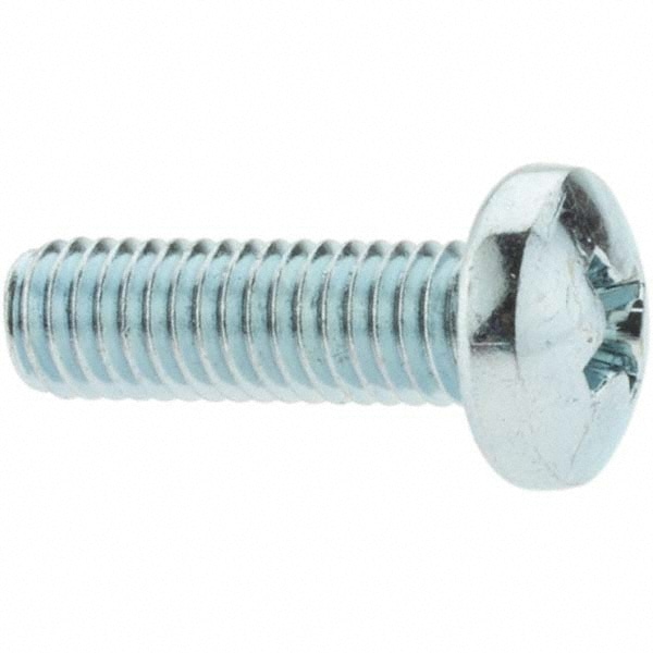 Machine Screw: #10-32 x 5/8", Pan Head, Phillips