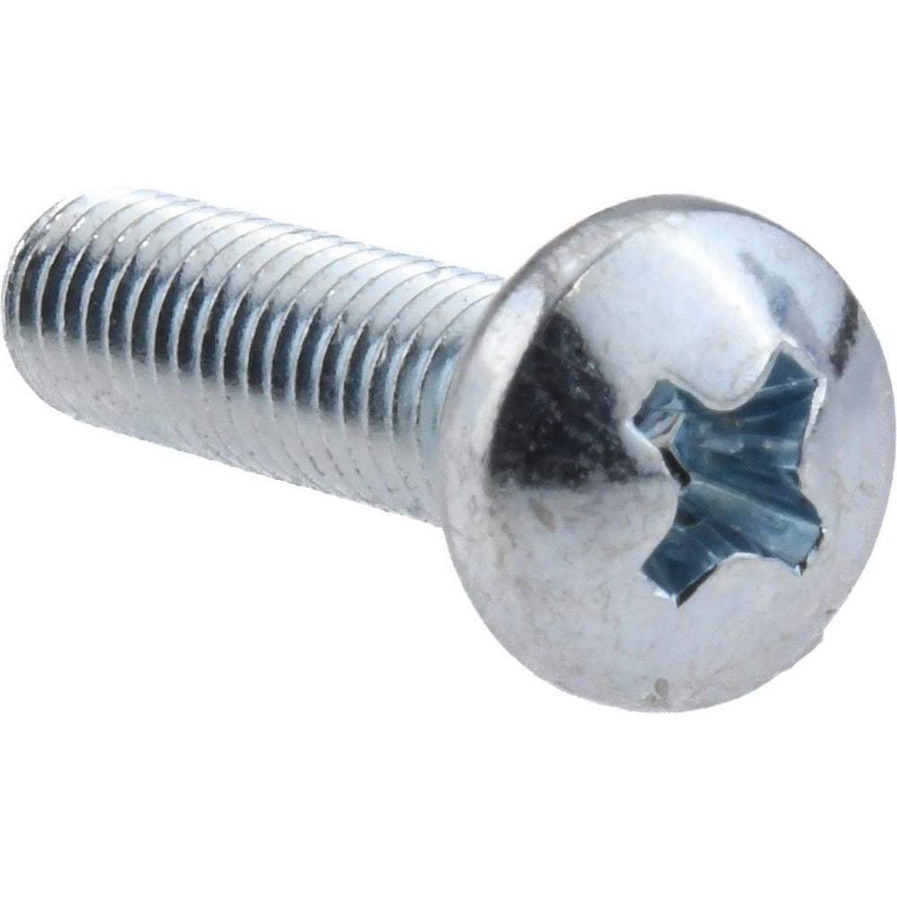 Machine Screw: #10-32 x 3/4" Length Under Head, Pan Head, Phillips