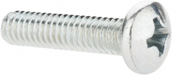 Machine Screw: #8-32 x 3/4" Length Under Head, Pan Head, Phillips