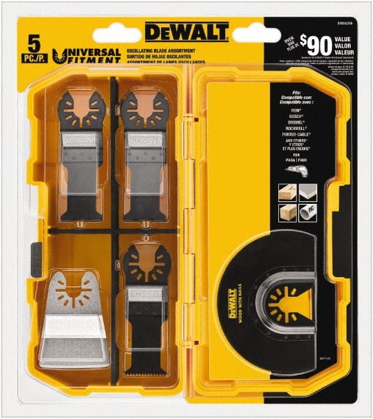 Dewalt DWA4216 Oscillating Accessory Kit: 