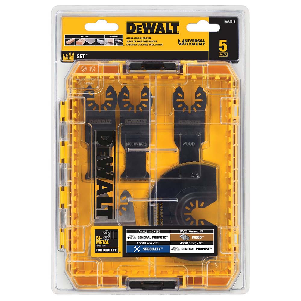 DeWALT Oscillating Accessory Kit MSC Direct
