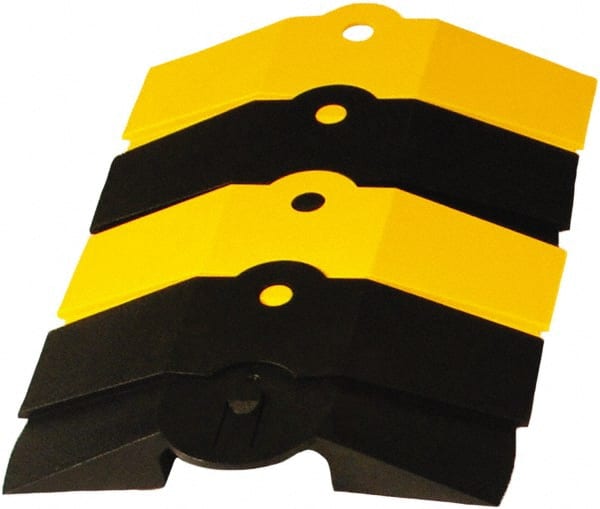 UltraTech. 1831 Floor Cable Cover: Acrylonitrile Butadiene Styrene, 1 Channel, 3/4" Max Cable Dia 