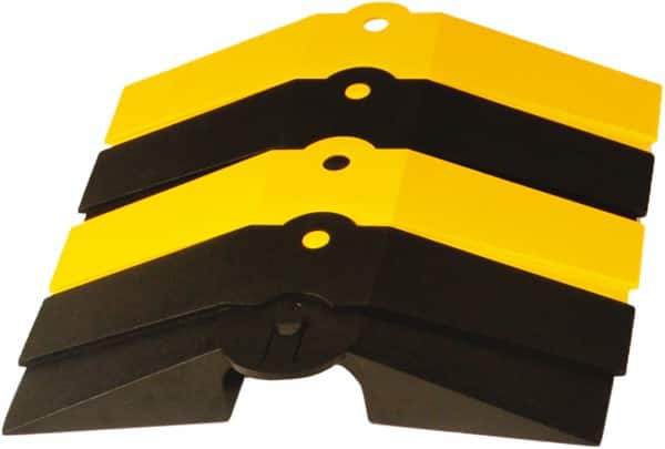 UltraTech. 1841 Floor Cable Cover: Acrylonitrile Butadiene Styrene, 1 Channel, 1-1/2" Max Cable Dia 