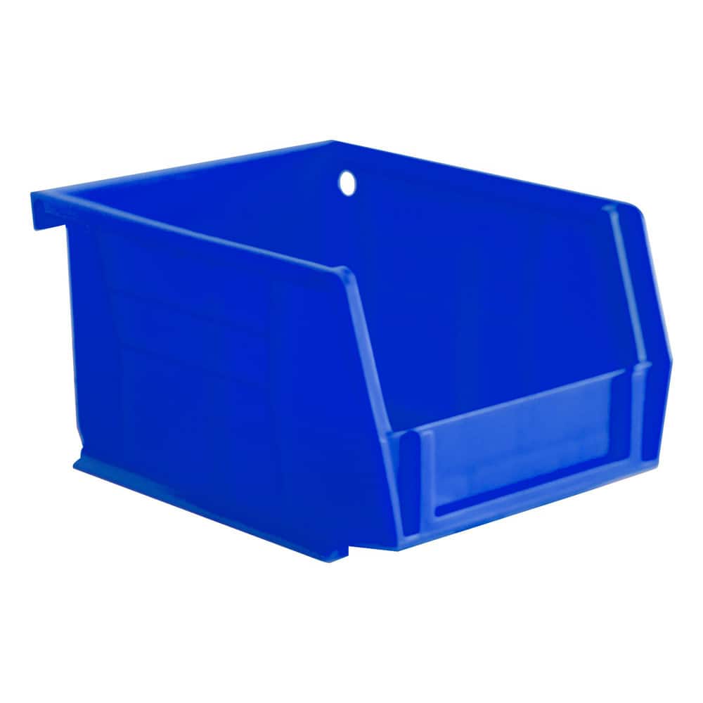 Plastic Hang & Stack Bin: Blue