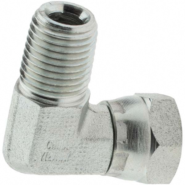 Industrial Pipe 90 ° Swivel Elbow: FNPSM x MNPTF