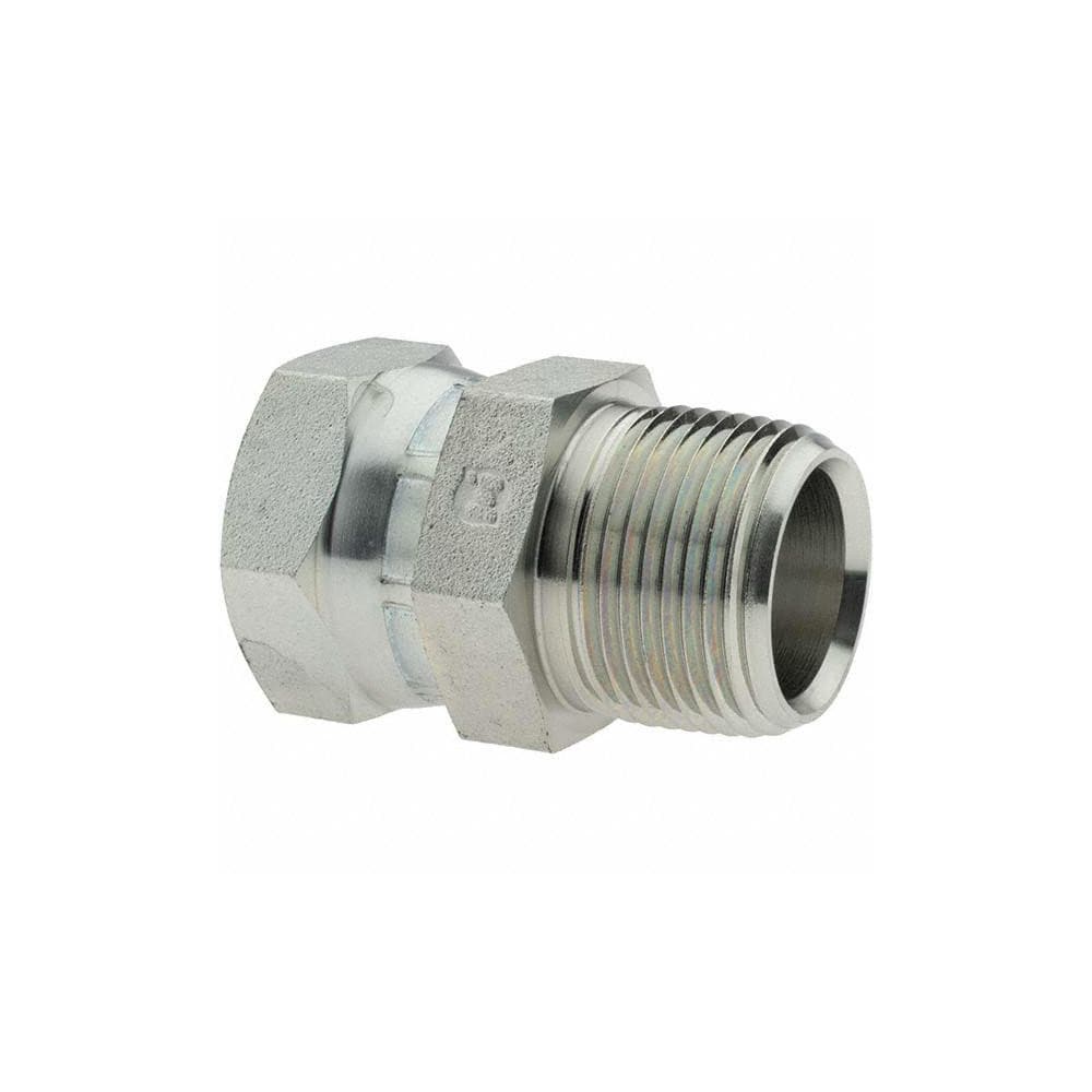 Brennan - Industrial Pipe Straight Swivel Adapter: 1-11-1/2 Female 