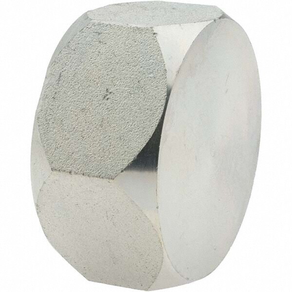 Steel Flared Tube Cap: 2" Tube OD, 2 x 1/2-12 Thread, 37 ° Flared Angle
