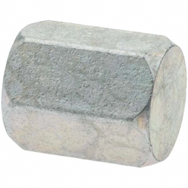 Steel Flared Tube Cap: 3/16" Tube OD, 37 ° Flared Angle