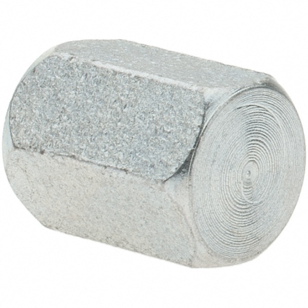Steel Flared Tube Cap: 1/8" Tube OD, 5/16-24 Thread, 37 ° Flared Angle