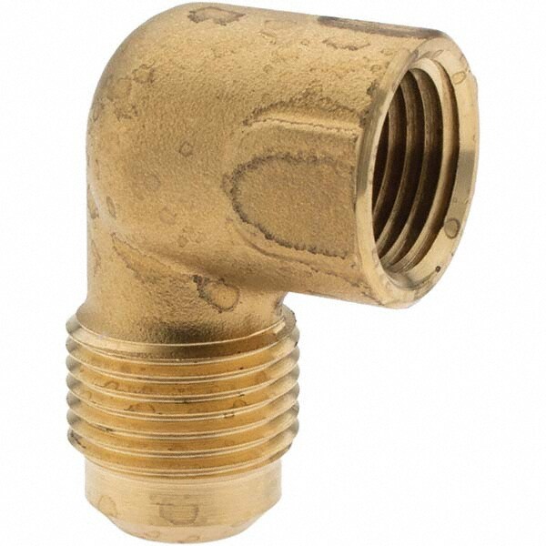 Flared Tube Fitting: 5/8" Tube OD, 1/2-14 Thread