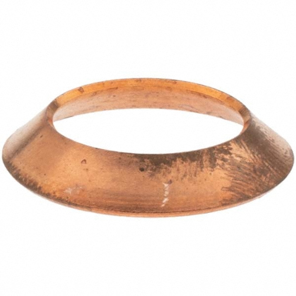 Copper Flared Tube Gasket: 5/8" Tube OD, 45 ° Flared Angle