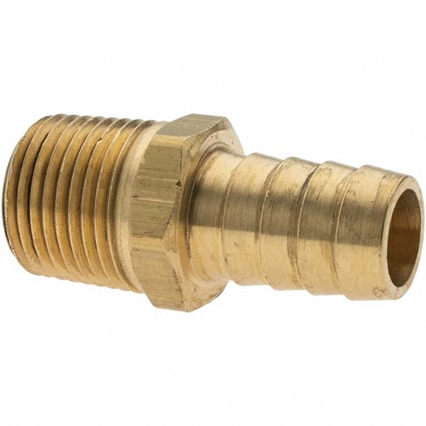 Barbed Hose Fitting: 1/2" x 5/8" ID Hose