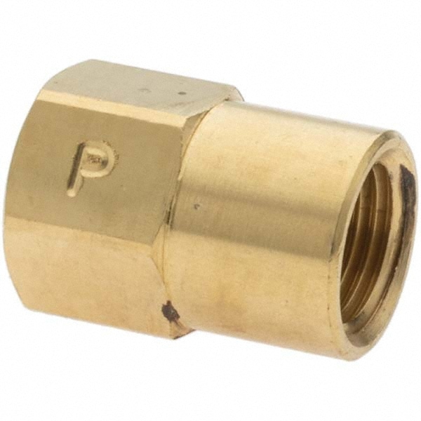 Flared Tube Inverted Female Connector: 3/16" Tube OD, 1/8-27 Thread