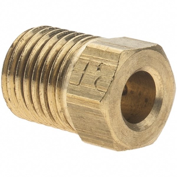 Flared Tube Inverted Nut: 3/16" Tube OD, 3/8-24 Thread