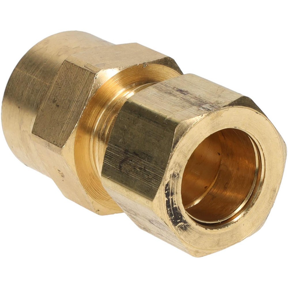 Compression Tube Connector: 1/2-14" Thread, Compression x FNPT