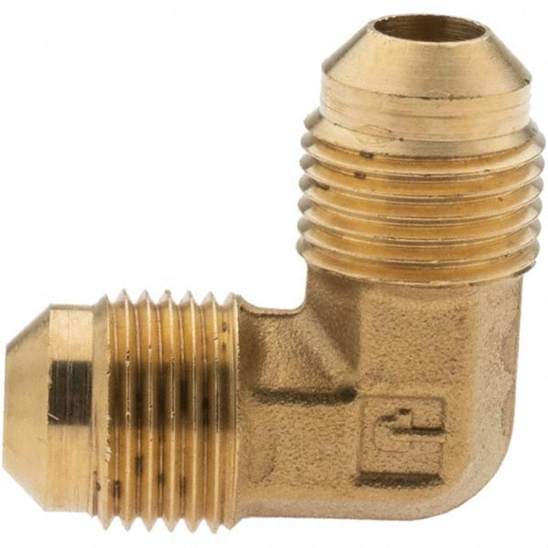Flared Tube Fitting: 3/8" Tube OD, 5/8-18 Thread
