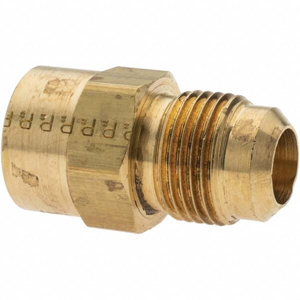 Flared Tube Connector: 5/8" Tube OD, 1/2-14 Thread