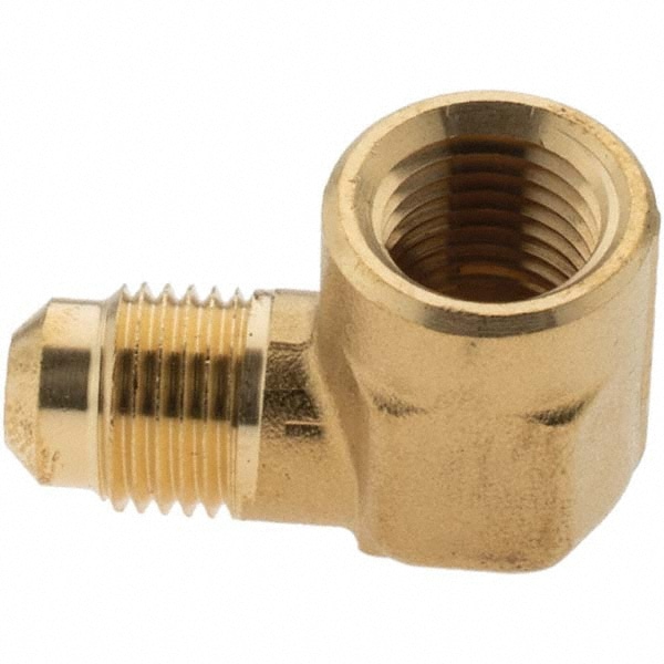 Flared Tube Fitting: 5/16" Tube OD, 1/4-18 Thread