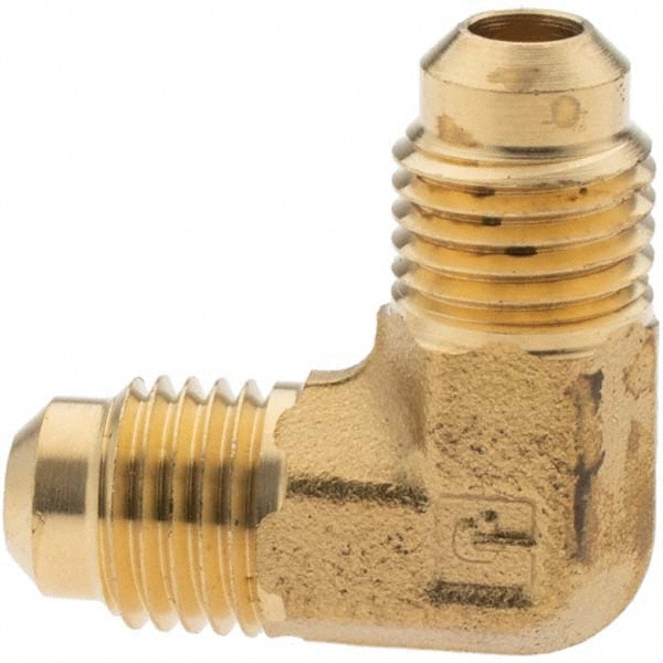 Flared Tube Fitting: 1/4" Tube OD, 7/16-20 Thread