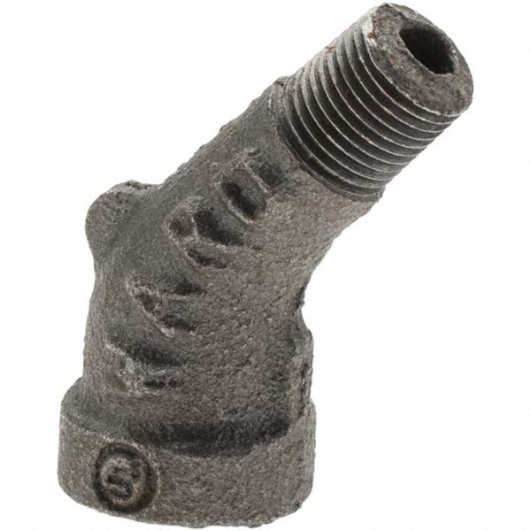 Black 45 ° Street Elbow: 1/8"