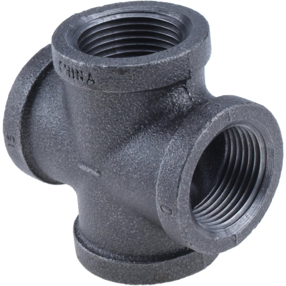 Black Cross: 1", Threaded