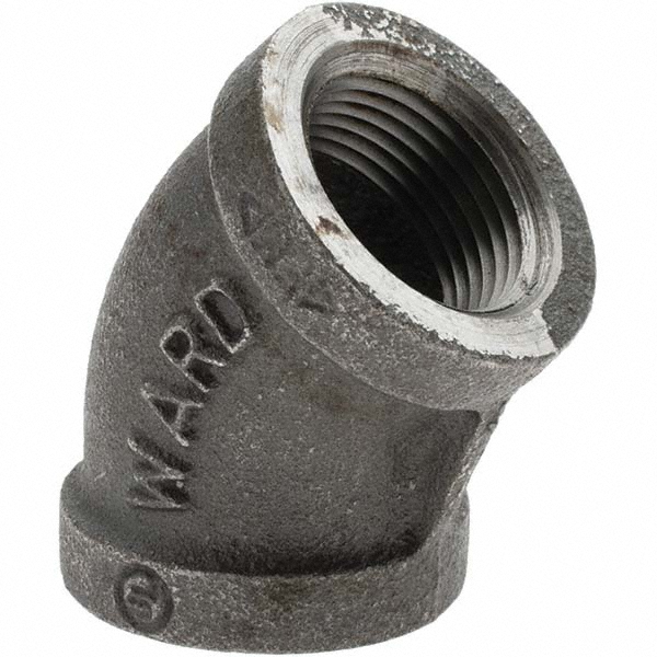 Black 45 ° Elbow: 3/4"