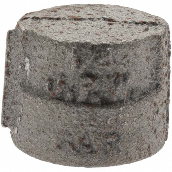 Black End Cap: 1/4"