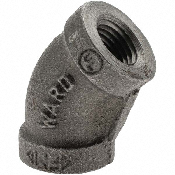 Black 45 ° Elbow: 1/4"