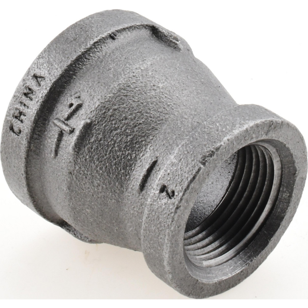 Black Reducing Coupling: 1-1/4 x 1", Threaded