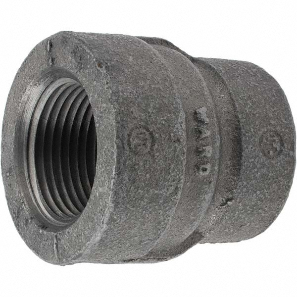 Black Reducing Coupling: 1 x 3/4"