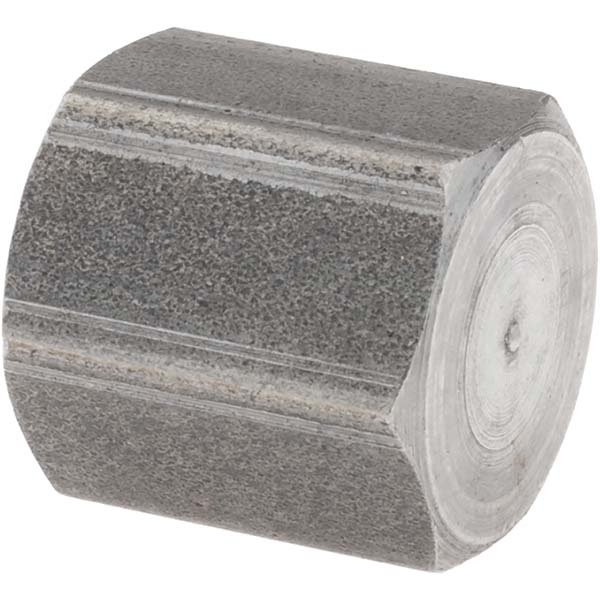Black End Cap: 1/4"