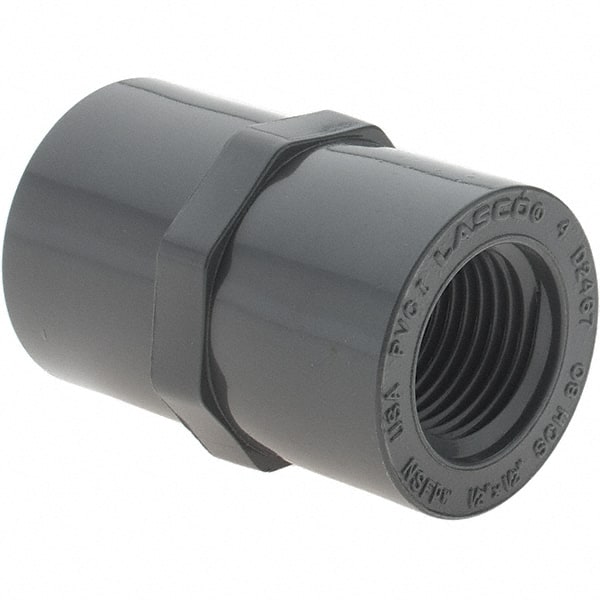 Value Collection 1/2" PVC Plastic Pipe Female Adapter 53573051 MSC Industrial Supply